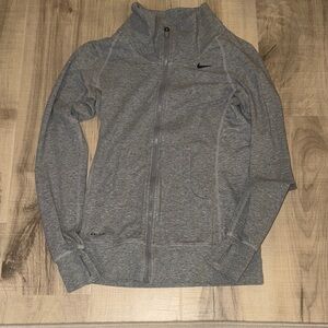 Nike Women's Gray Full-Zip Jacket